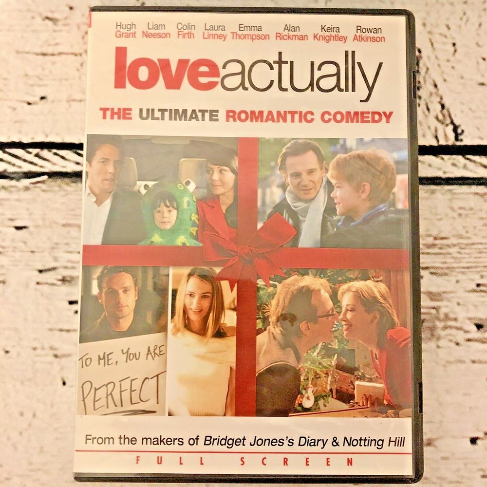 Love Actually (DVD, 2004, Full Frame‎ Edition) Hugh Grant, Liam Neeson